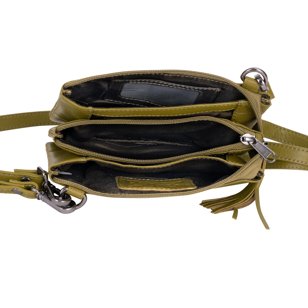 Leather Shoulder Bag Ruby - Greenwood Leather