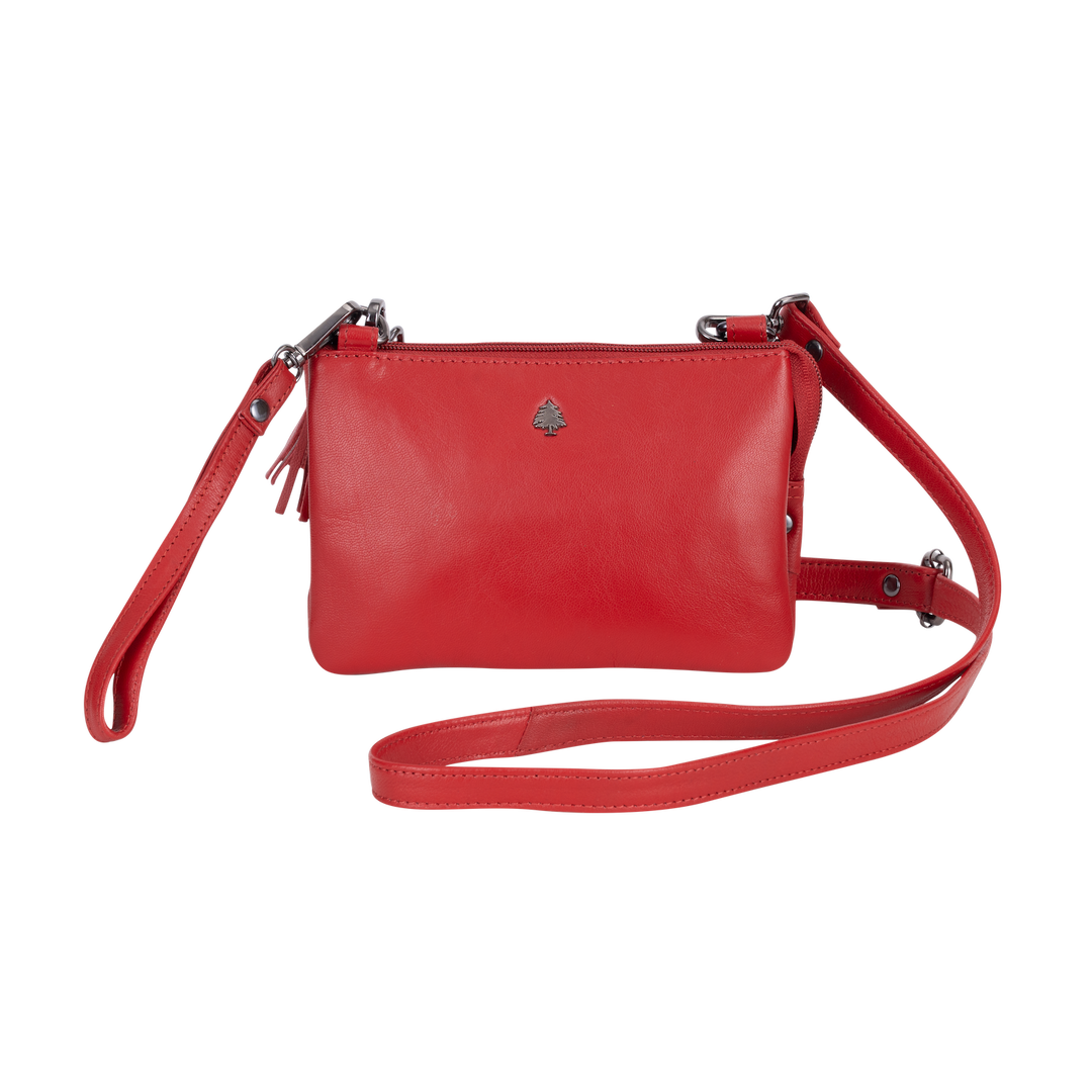 Leather Shoulder Bag Ruby - Greenwood Leather