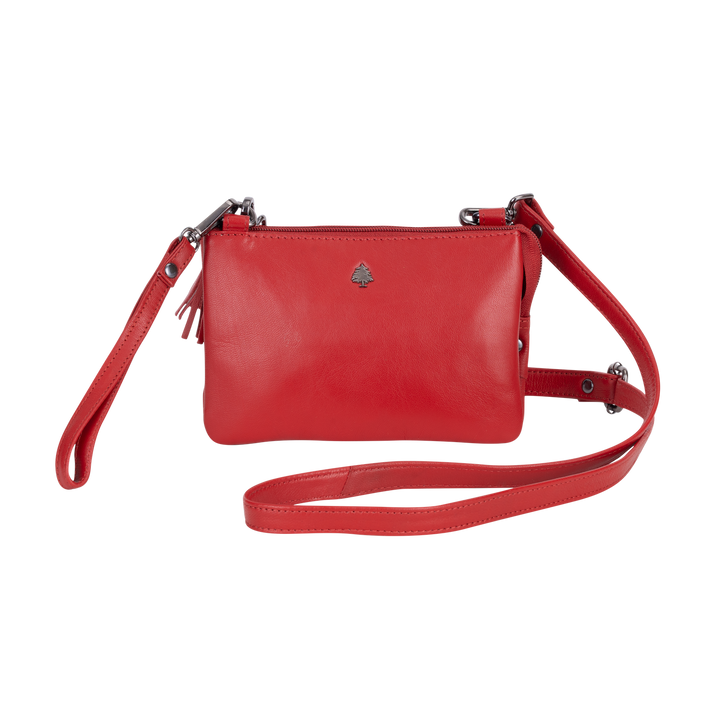 Leather Shoulder Bag Ruby - Greenwood Leather