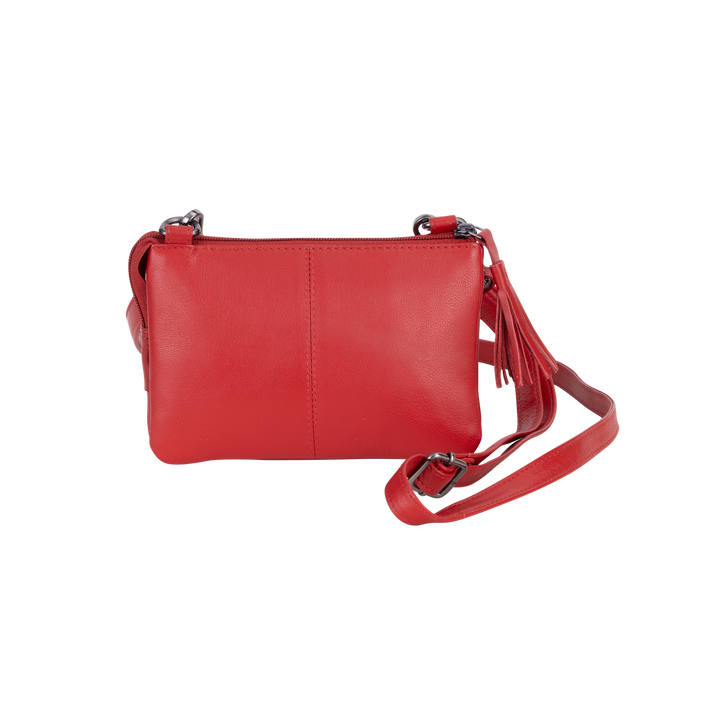 Leather Shoulder Bag Ruby - Greenwood Leather