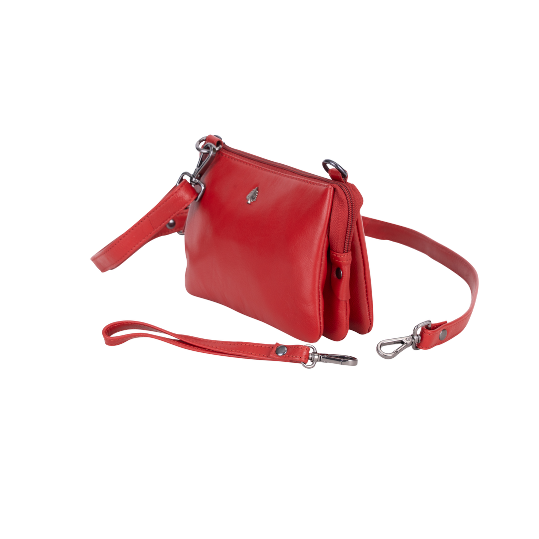 Leather Shoulder Bag Ruby - Greenwood Leather