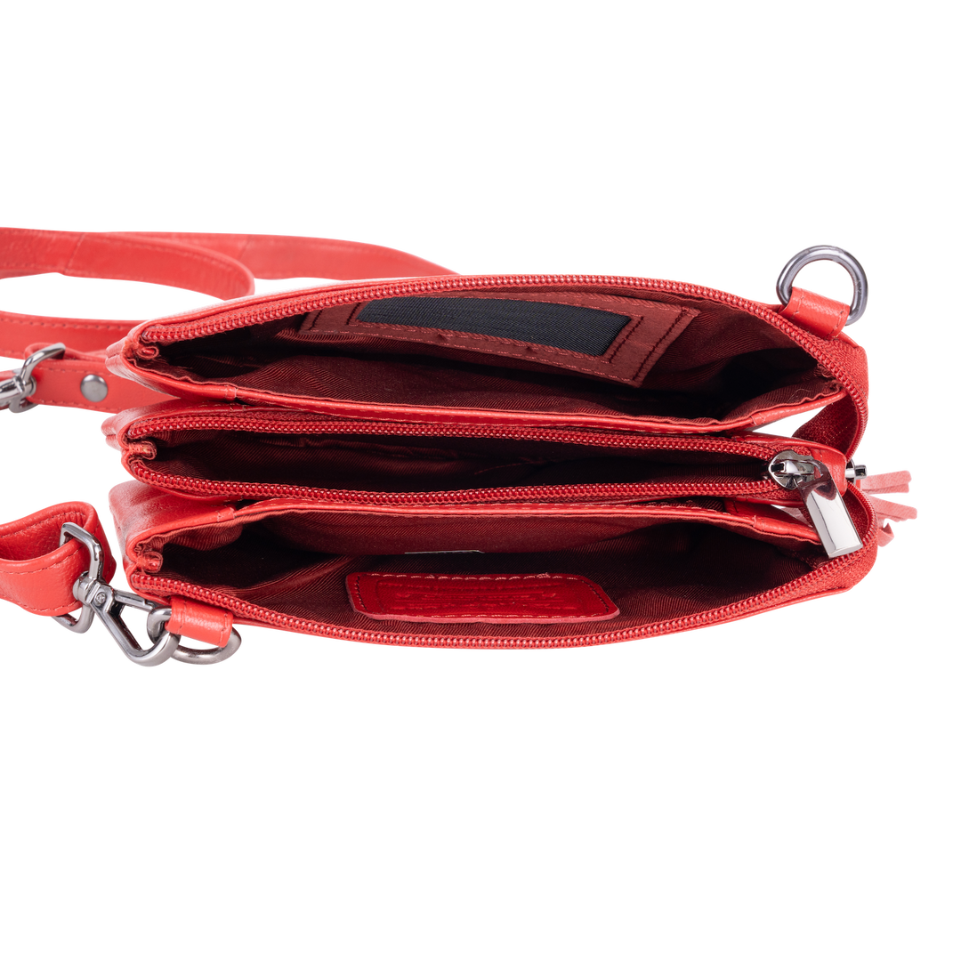 Leather Shoulder Bag Ruby - Greenwood Leather