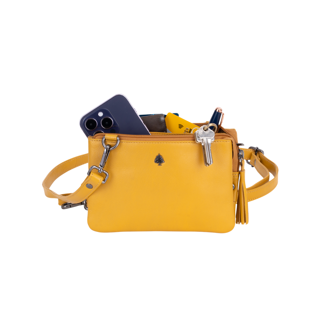 Leather Shoulder Bag Ruby - Greenwood Leather