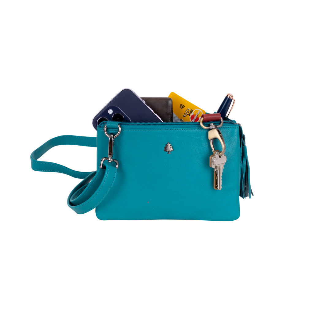 Leather Shoulder Bag Ruby - Greenwood Leather