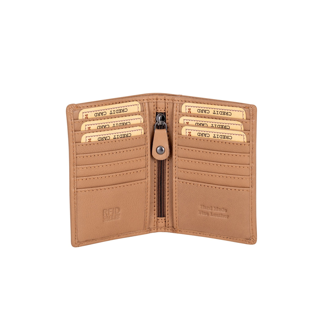Pocket Card Holder Jamaica Tan - Greenwood Leather