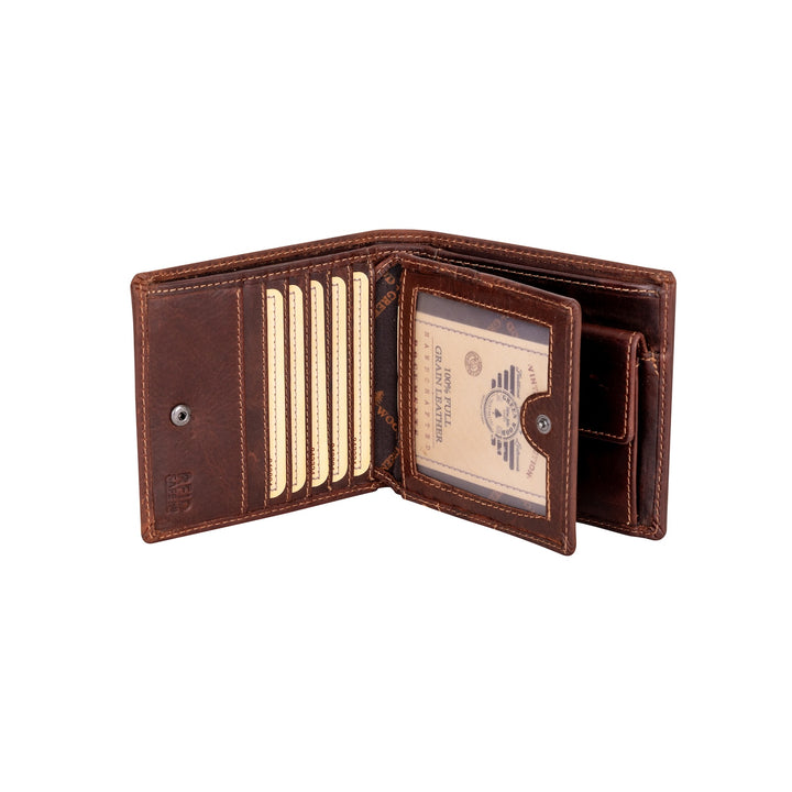 Mason RFID Leather Wallet with Coin Pocket – Sandel