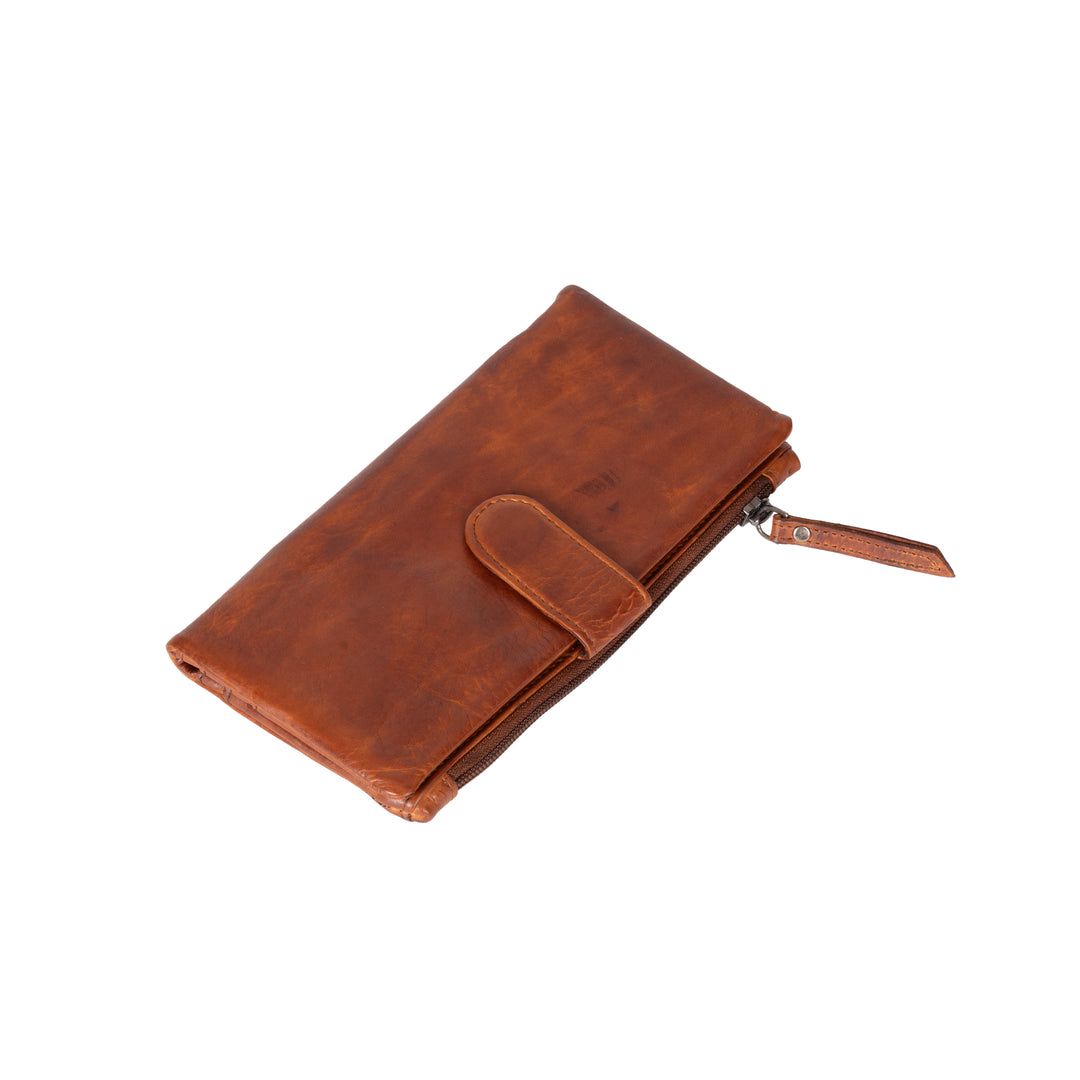 Leather Wallet Cyndy - Cognac - Greenwood Leather