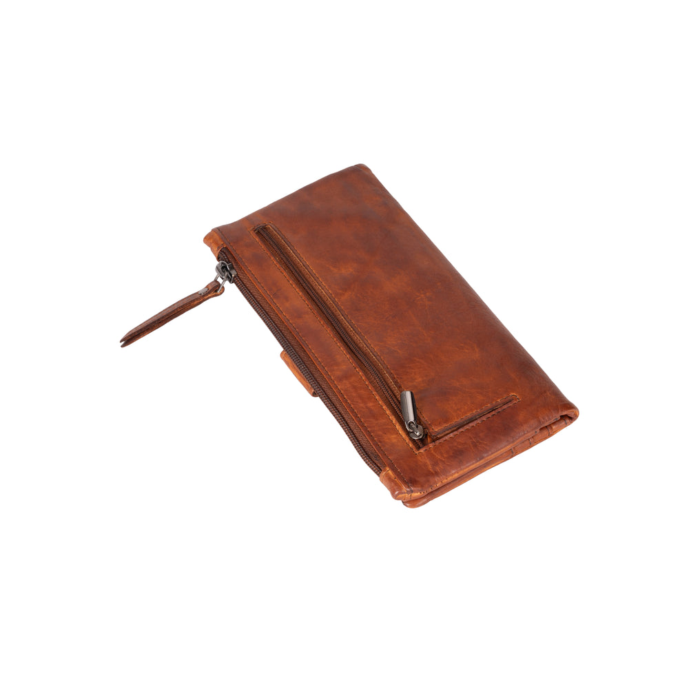 Leather Wallet Cyndy - Cognac - Greenwood Leather