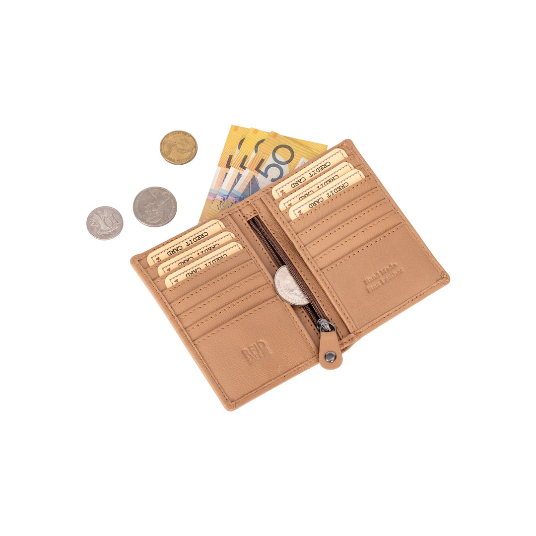 Pocket Card Holder Jamaica Tan - Greenwood Leather