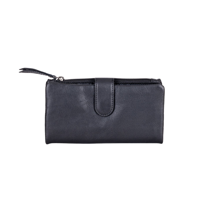 Leather Wallet Cyndy - Black