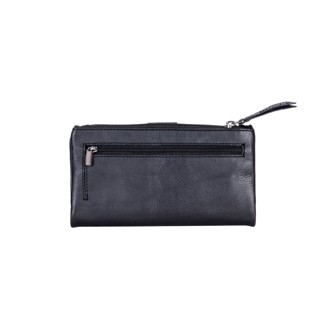 Leather Wallet Cyndy - Black