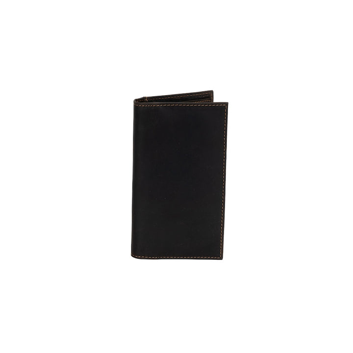 Ladies’ Long Leather Wallet Monroe – Rodeo Style Checkbook Wallet with RFID Protection - Greenwood Leather