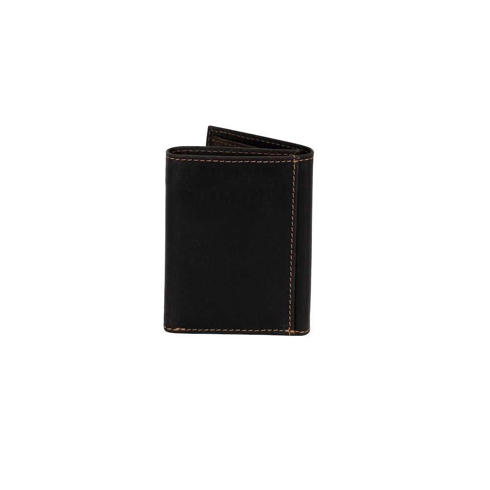 Men’s Tri-Fold RFID Leather Wallet Wellington - Greenwood Leather
