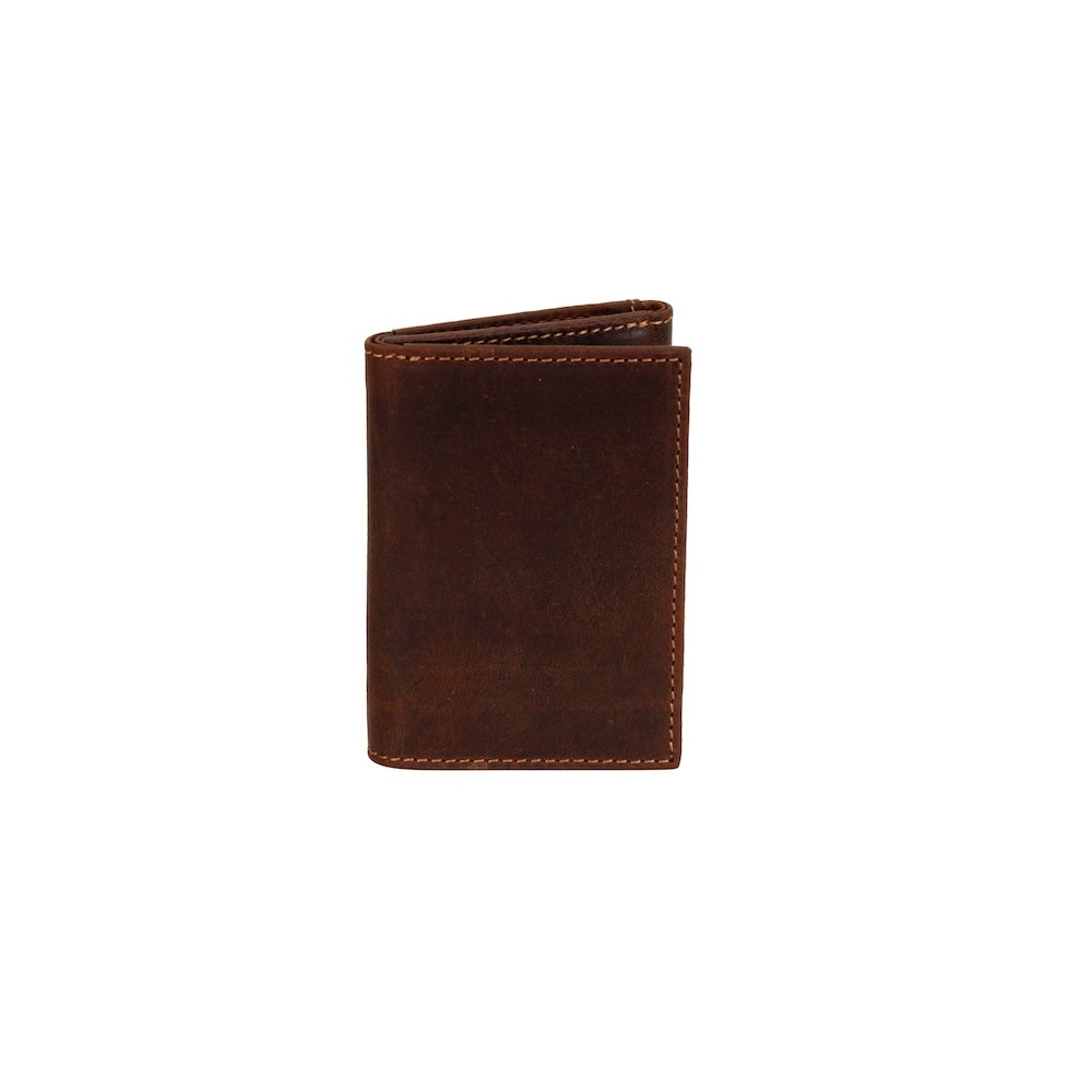 Men’s Tri-Fold RFID Leather Wallet Wellington - Greenwood Leather