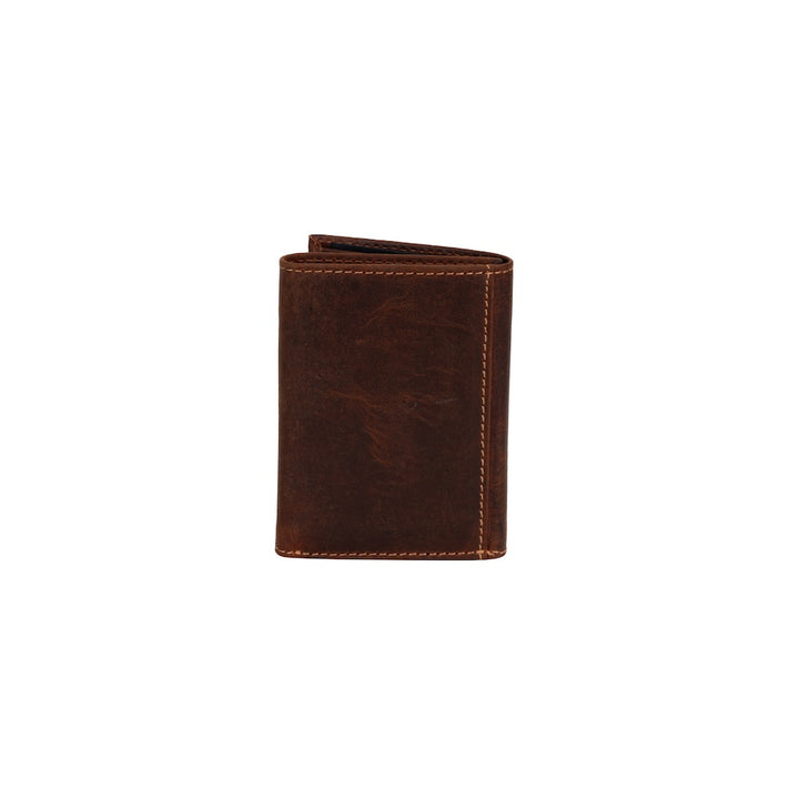 Men’s Tri-Fold RFID Leather Wallet Wellington - Greenwood Leather