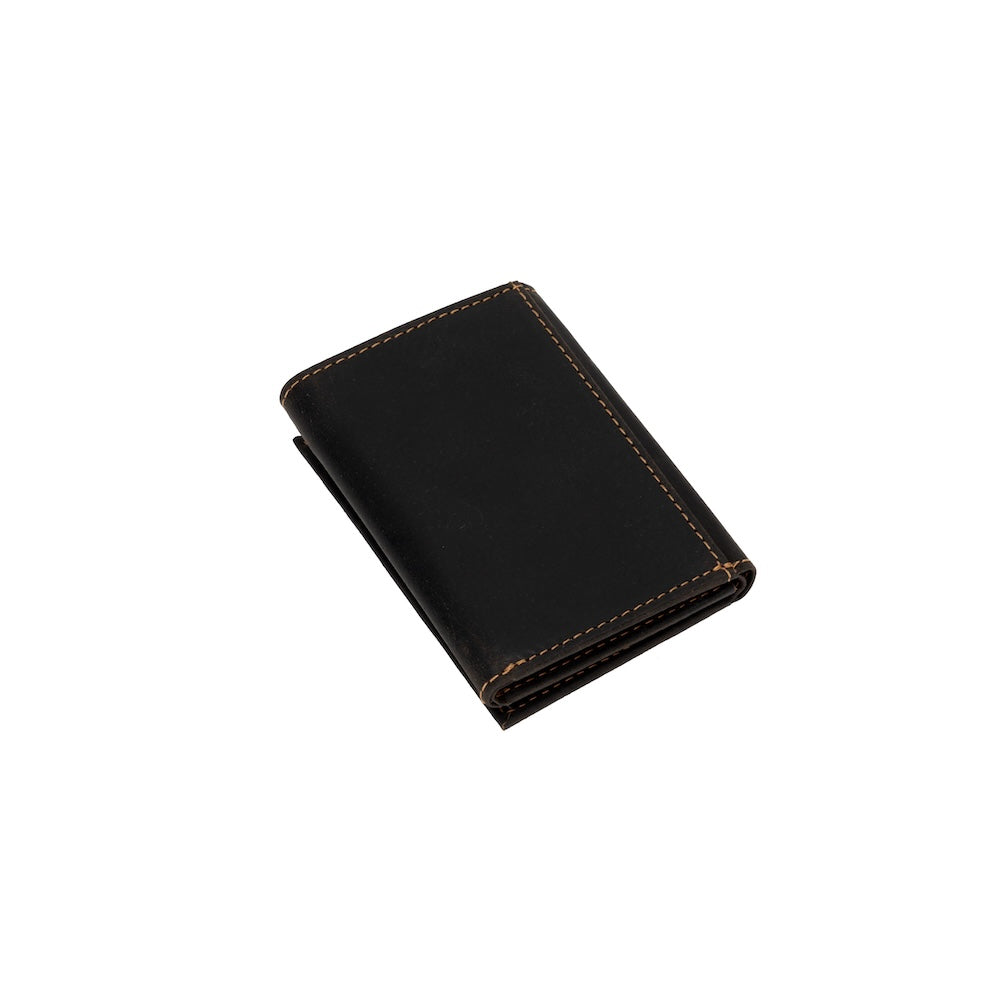 Men’s Tri-Fold RFID Leather Wallet Wellington - Greenwood Leather