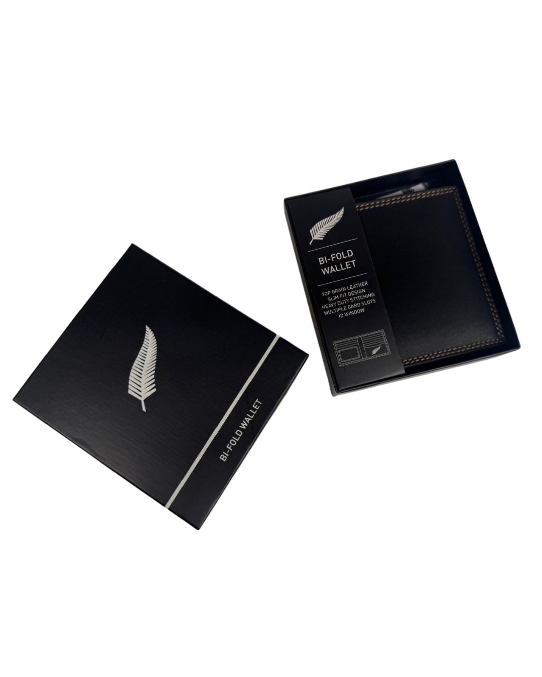 Men’s Bifold RFID Wallet Auckland – Genuine Leather Slim Wallet with Gift Box - Greenwood Leather