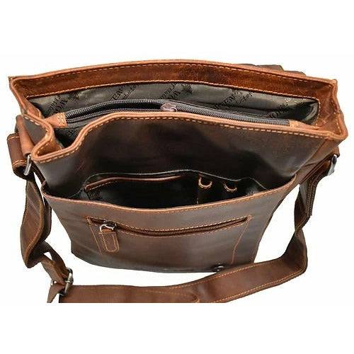 Leather Shoulder Bag Quebec - Sandal - Greenwood Leather