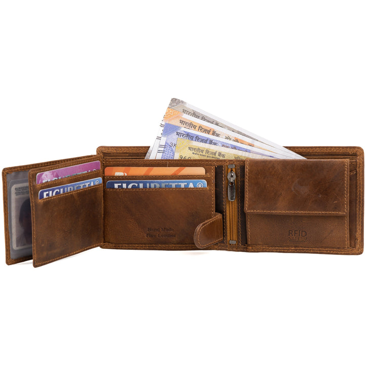 Leather Wallet Judd - Camel - Greenwood Leather