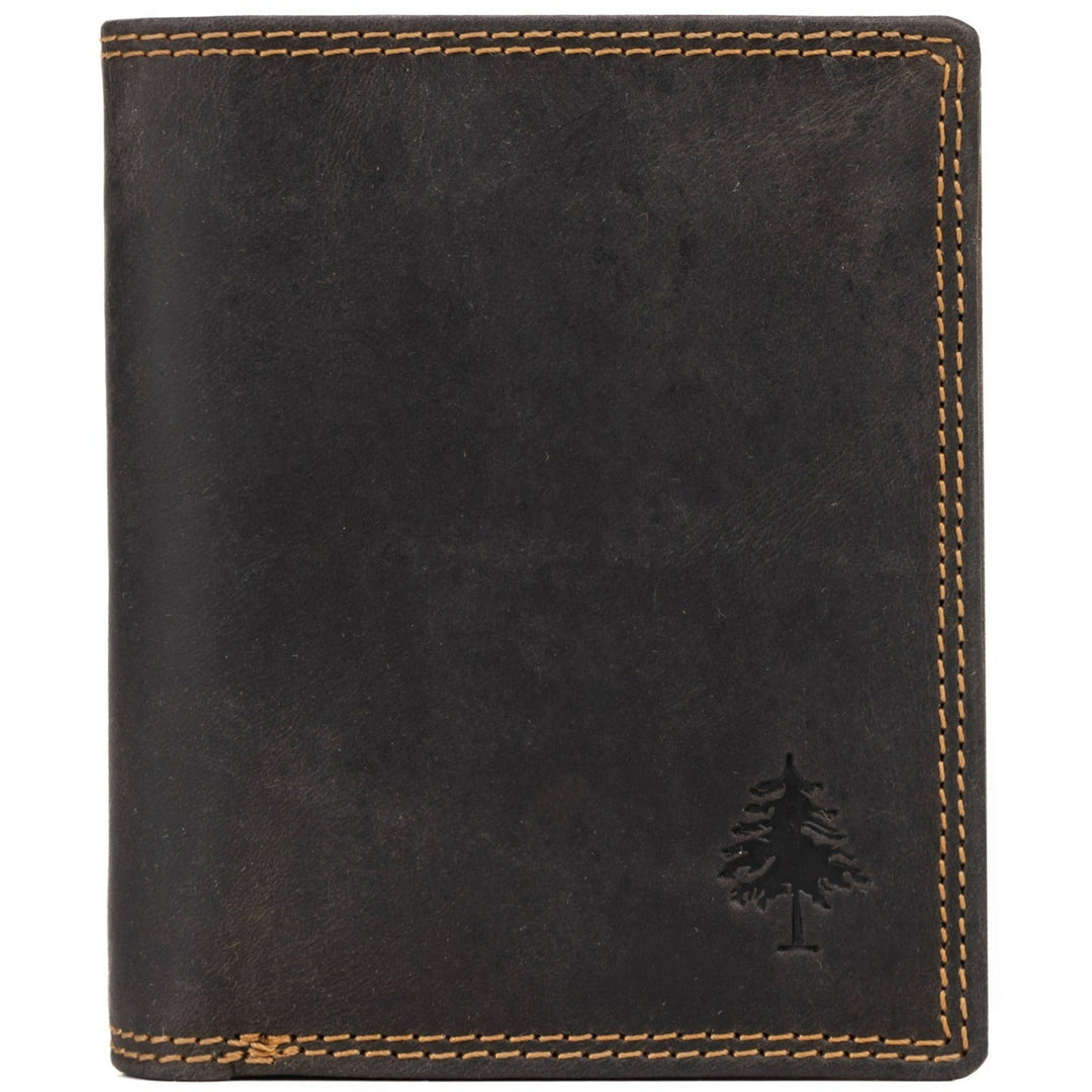 Men's Leather Wallet Tyler - Brown - Greenwood Leather