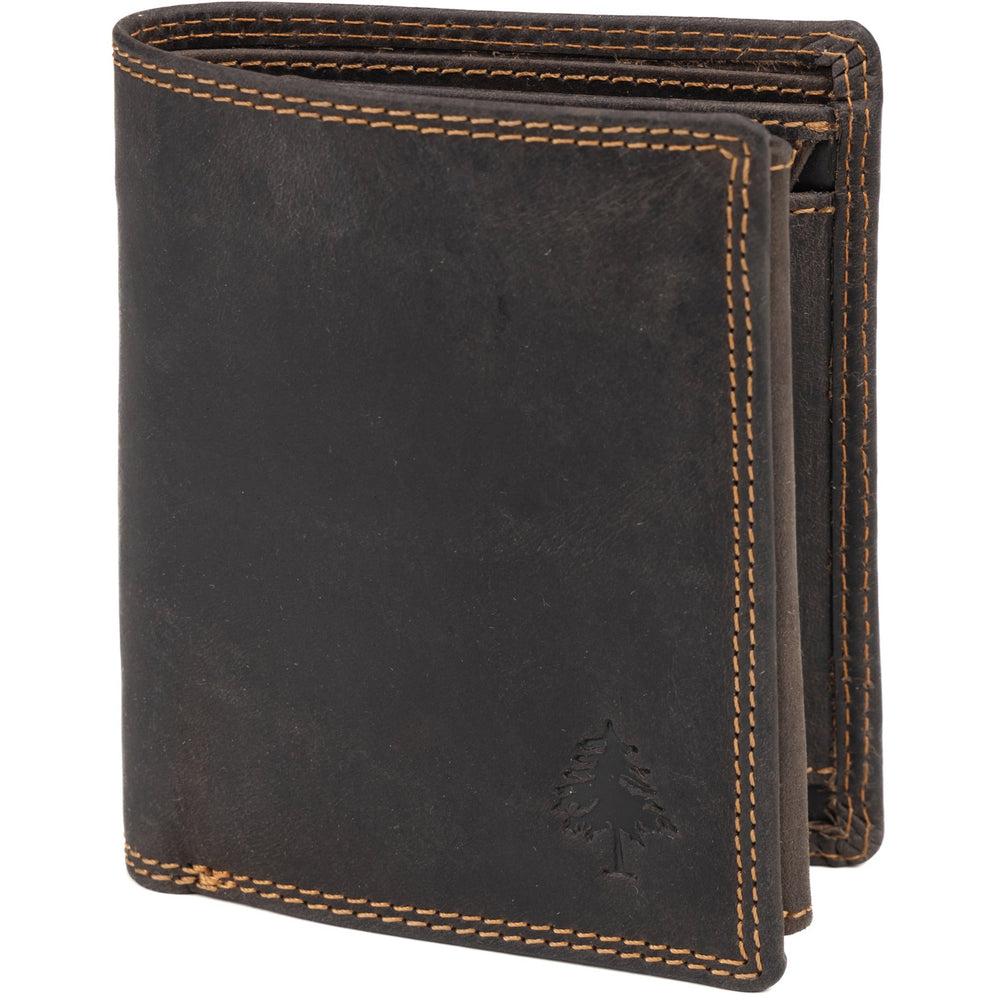 Men's Leather Wallet Tyler - Brown - Greenwood Leather