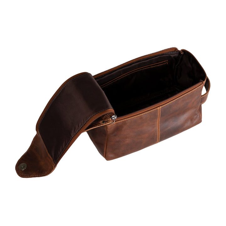 Leather Travel Wash Bag Calgary Sandal - Greenwood Leather