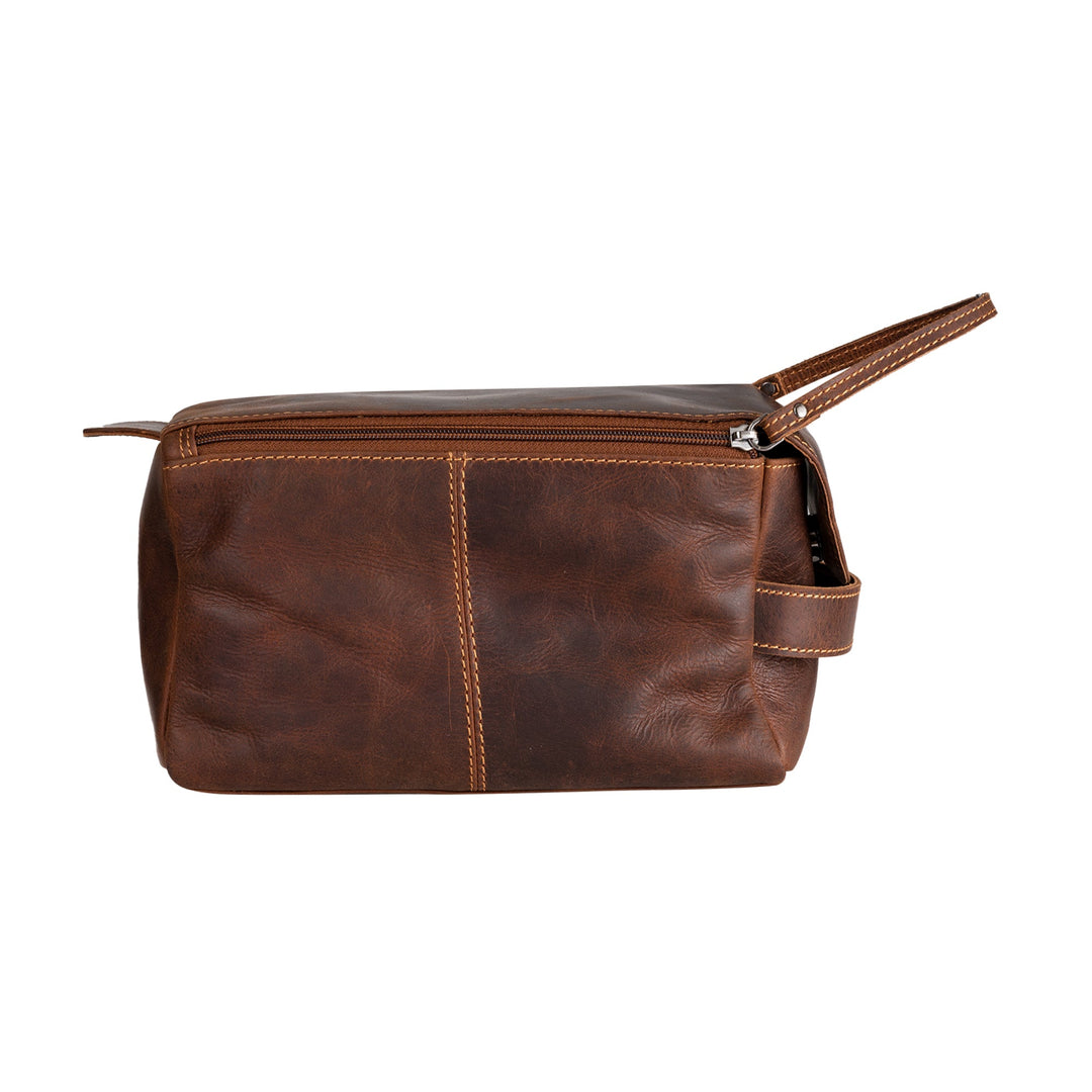 Leather Travel Wash Bag Calgary Sandal - Greenwood Leather