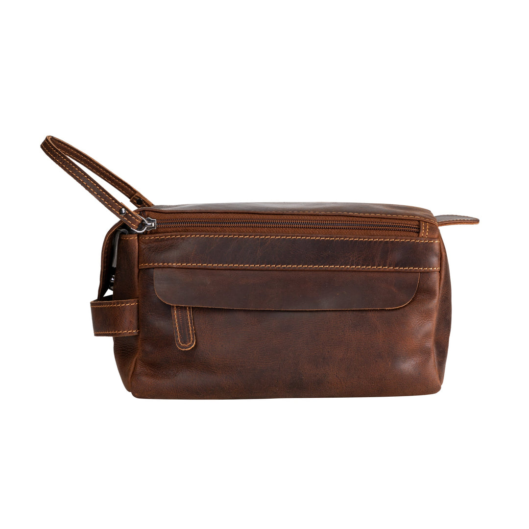 Leather Travel Wash Bag Calgary Sandal - Greenwood Leather