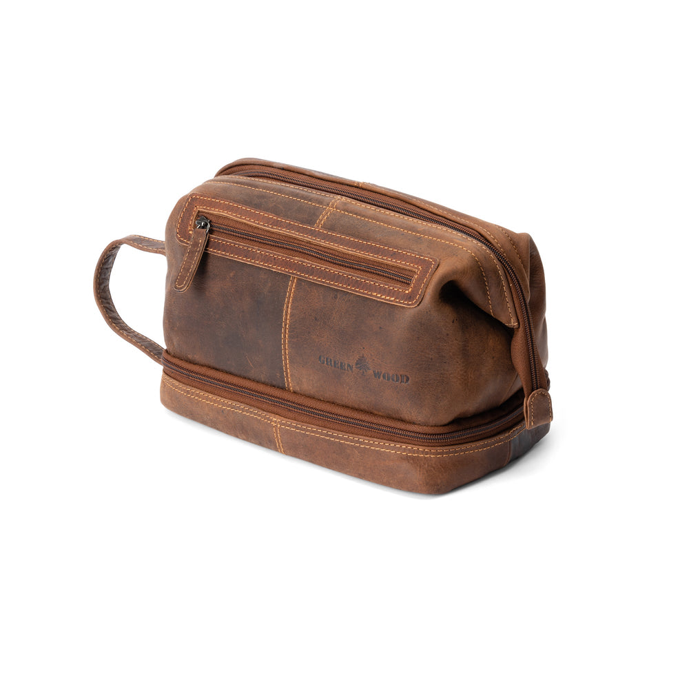 Leather Toiletry Bag Napier - Sandel - Greenwood Leather