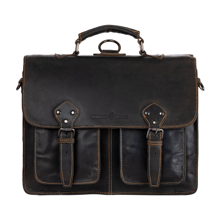 Duo Convertible Backpack Briefcase - Newcastle - Greenwood Leather