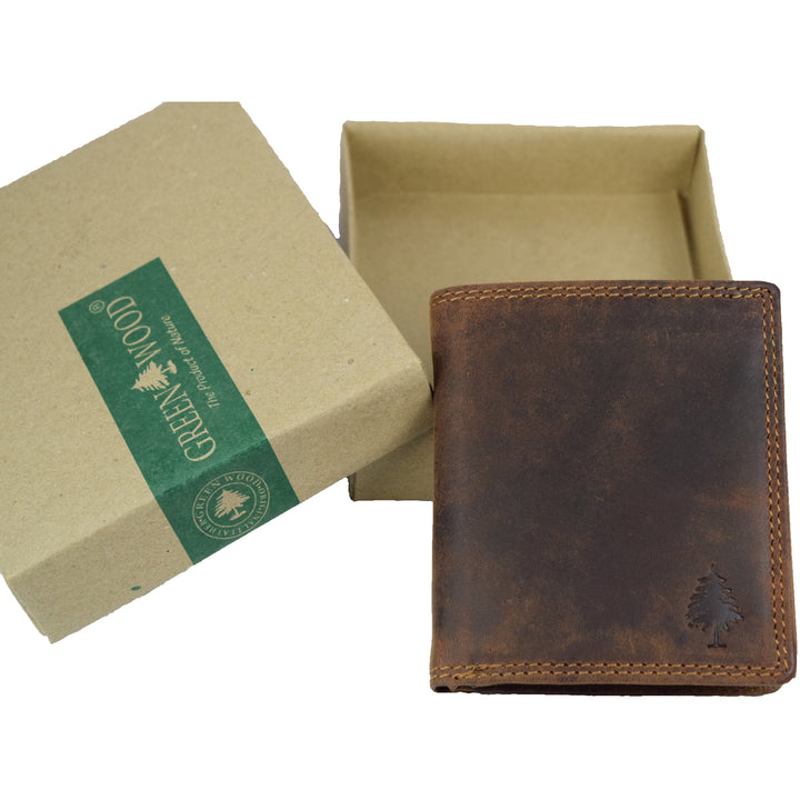 Men's Leather Wallet Tyler - Sandal - Greenwood Leather