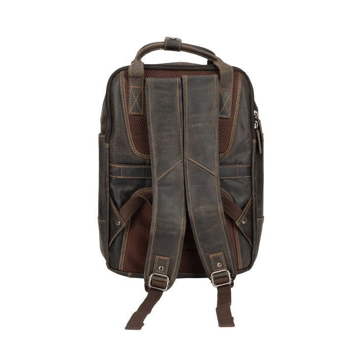 Leather Backpack Yukon - Black - Greenwood Leather