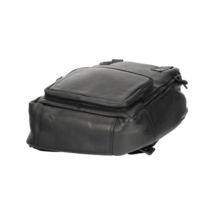 Leather Backpack Yukon - Black - Greenwood Leather