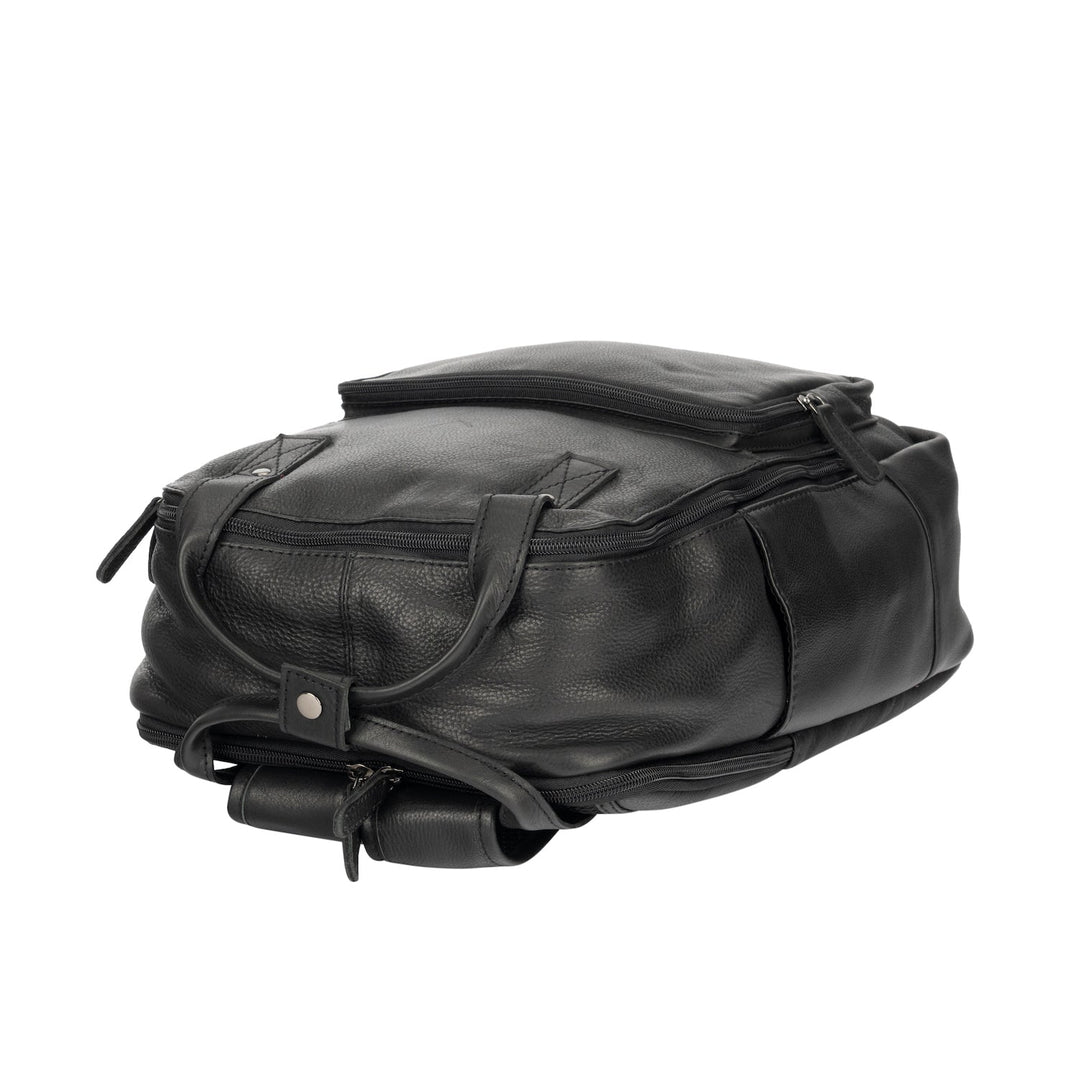 Leather Backpack Yukon - Black - Greenwood Leather