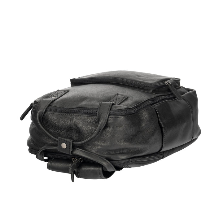 Leather Backpack Yukon - Black - Greenwood Leather