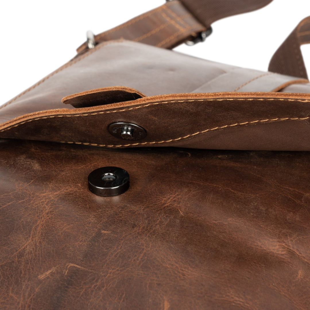 Mini Messenger Bag Henrik - Unisex - Sandel - Greenwood Leather