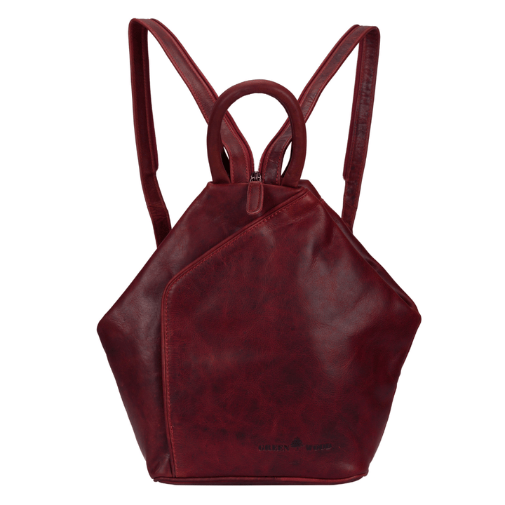 Leather Backpack, Leather Rucksack Bag Zoe - Sandal - Greenwood Leather