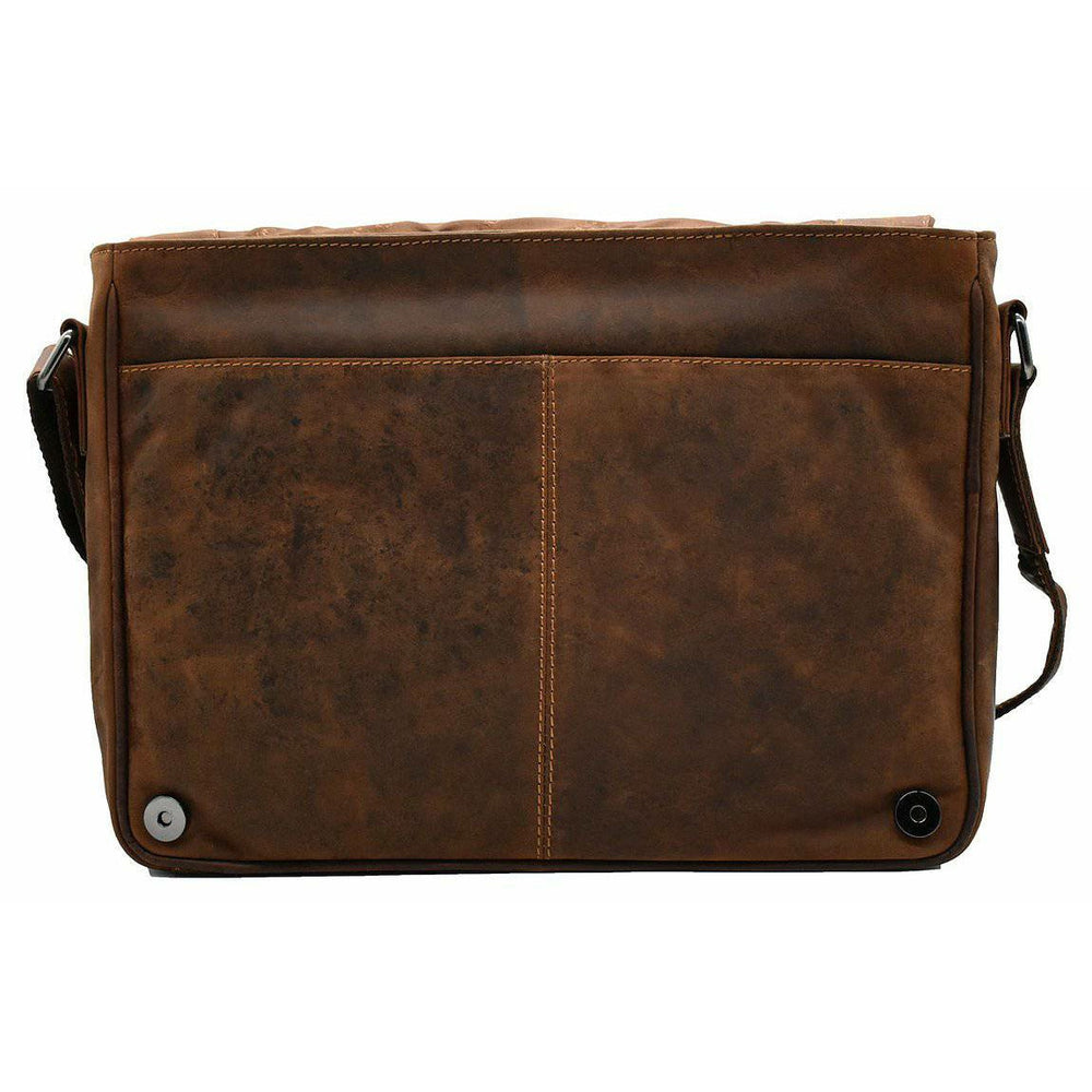 Leather Laptop Bag Berlin - Sandal - Greenwood Leather