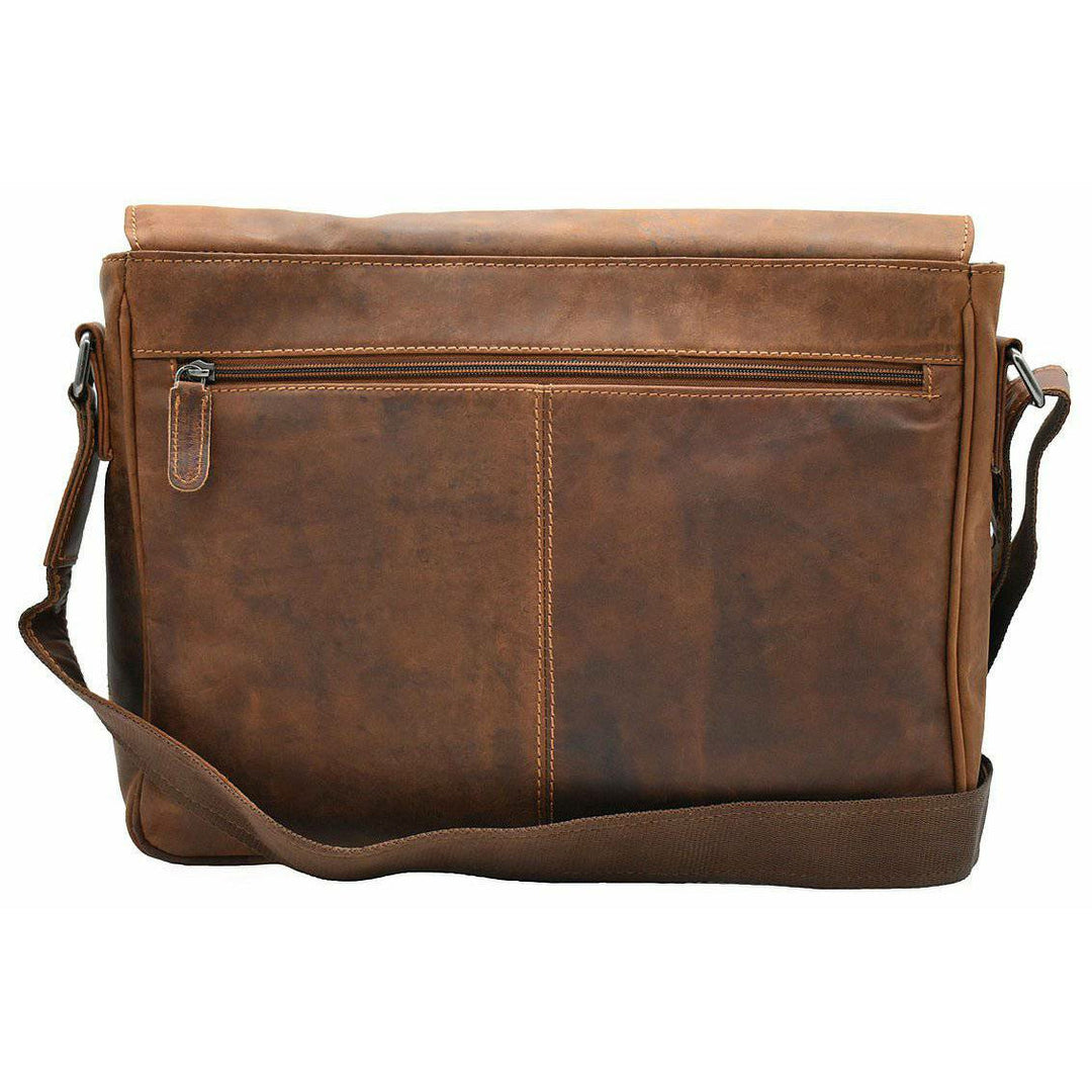 Leather Laptop Bag Berlin - Sandal - Greenwood Leather