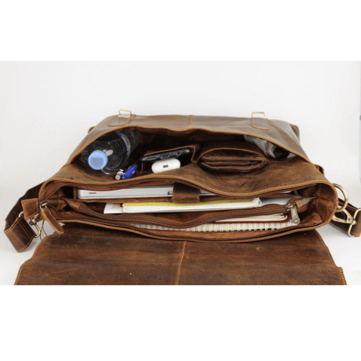 Leather Laptop Bag Portland Sandal - Greenwood Leather