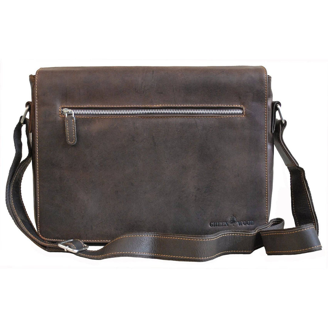 Leather Laptop Bag Richard Brown - Greenwood Leather