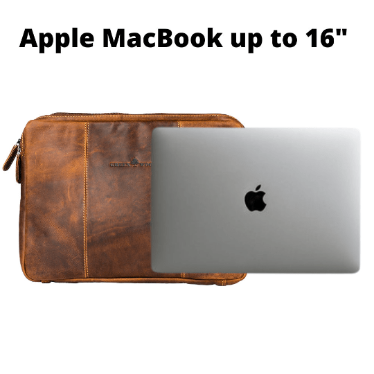 Leather Laptop Cases/Sleeve - MacBook Pro/Air sleeve - Greenwood Leather