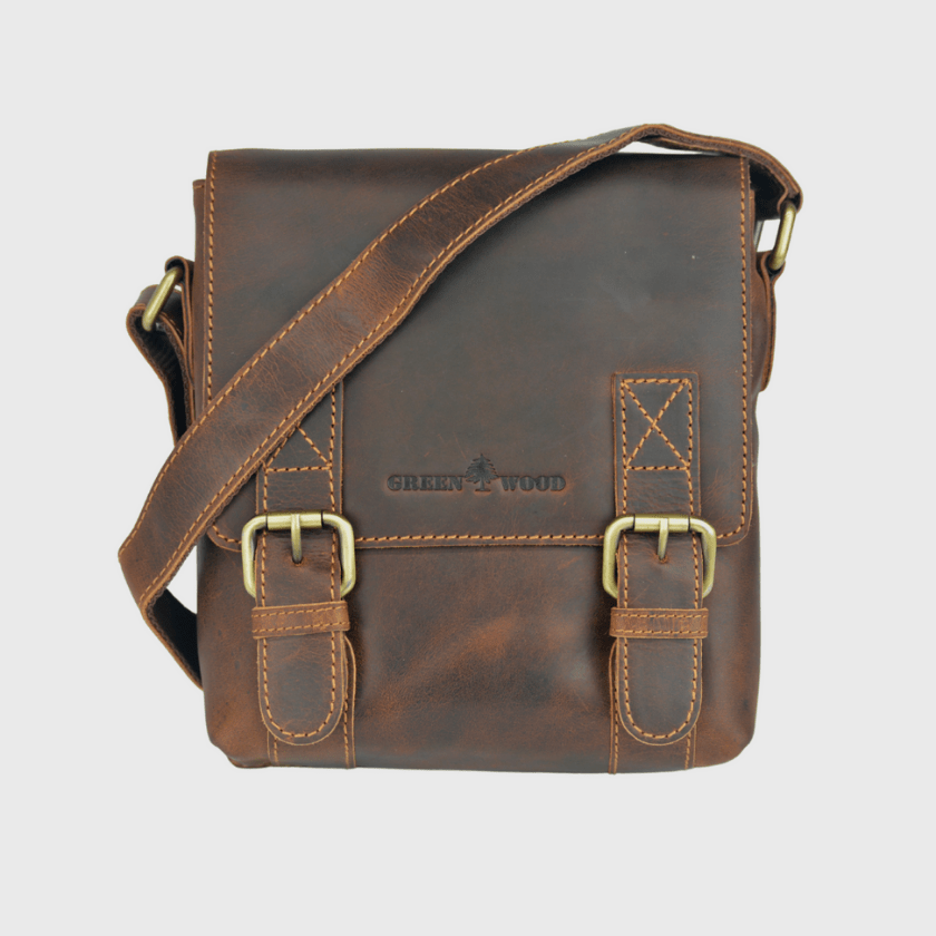 Leather Shoulder Bag London - Sandal – Greenwood Leather