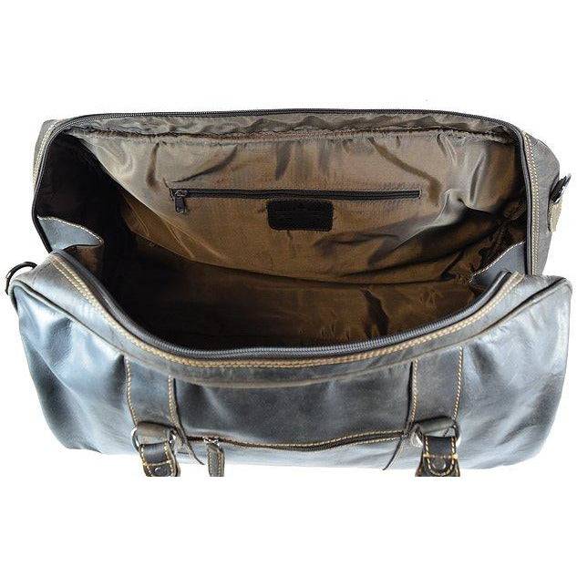 Les Deux - Sac Wesam Check Weekender Laine Carreaux - Marron Les Deux - Sac Wesam Check Weekender Laine Carreaux - Marron