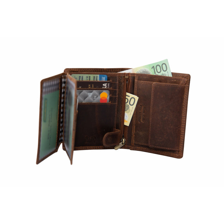 RFID Leather Wallet Melton - Sandal - Greenwood Leather
