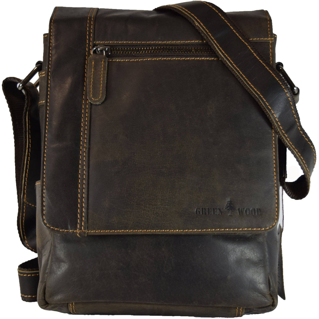 Mini-Messenger Henry Brown - Unisex - Greenwood Leather