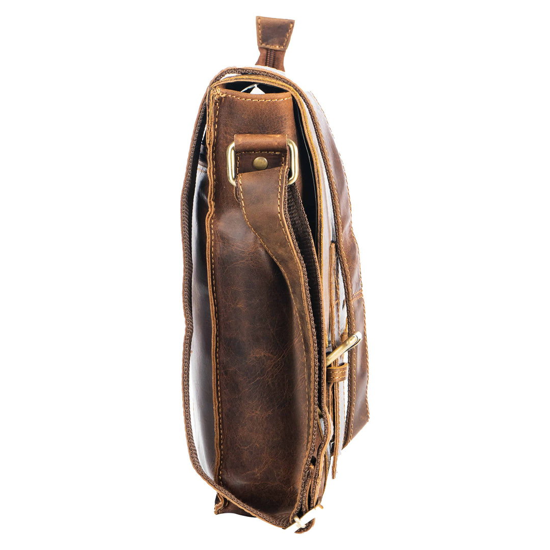 Leather Shoulder Bag Rowville - Sandel - Greenwood Leather