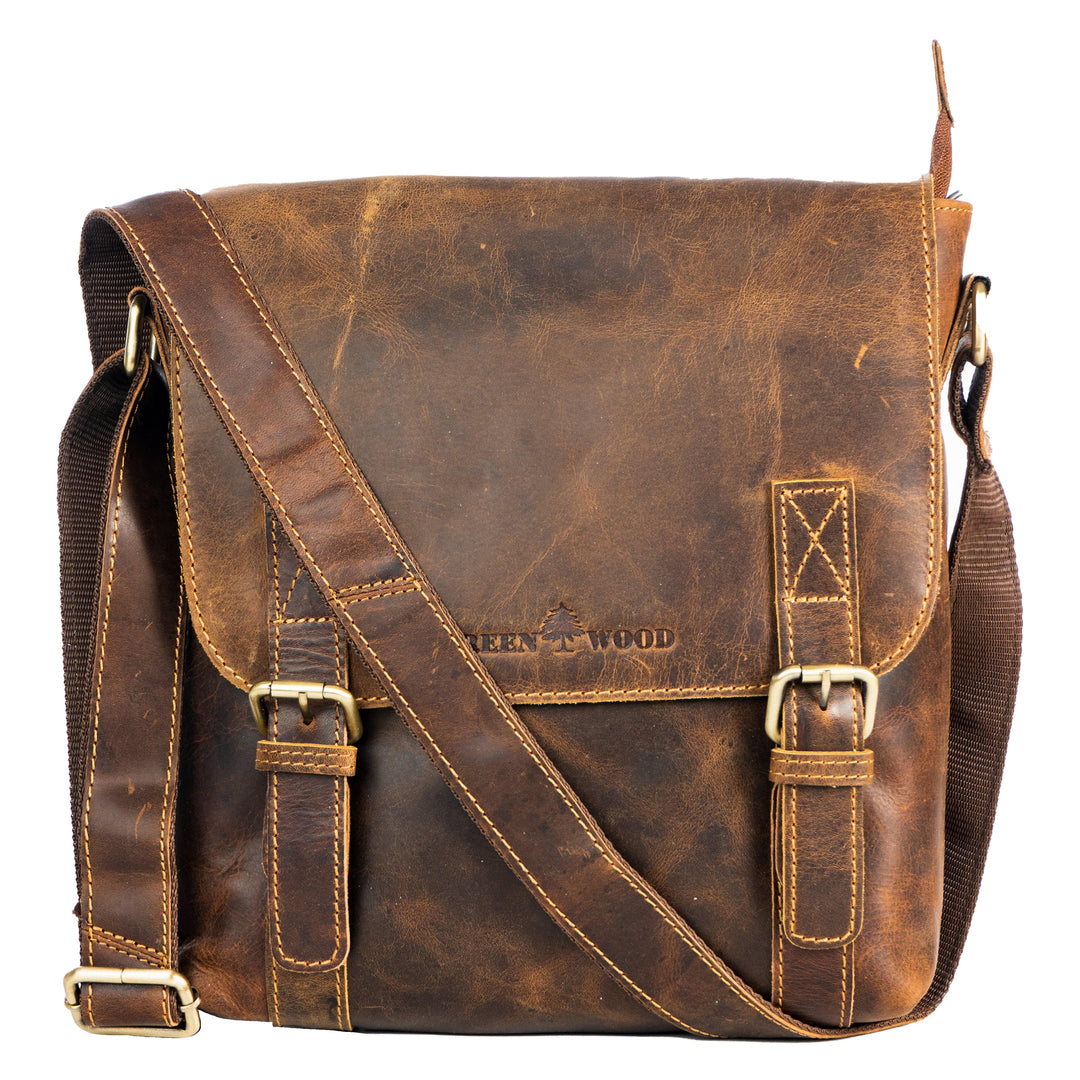 Leather Shoulder Bag Rowville - Sandel - Greenwood Leather