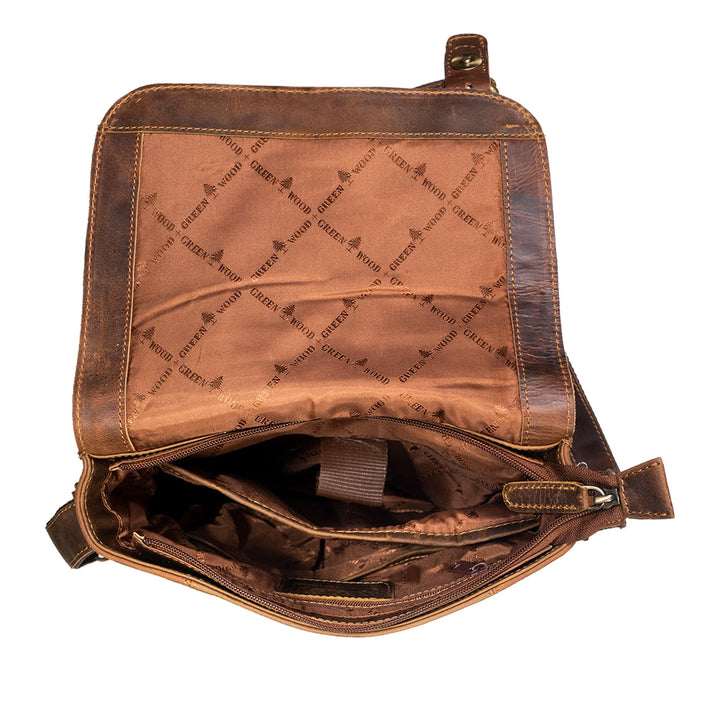 Leather Shoulder Bag Rowville - Sandel - Greenwood Leather