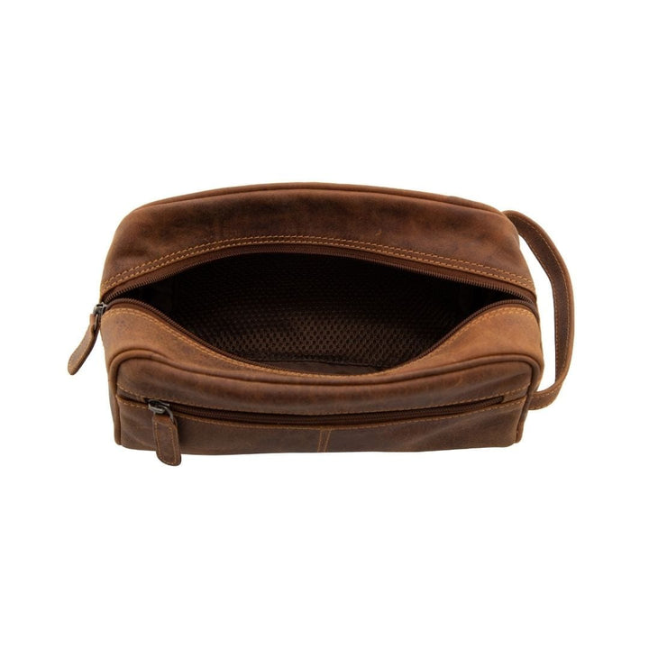 Leather Toiletry Bag Sandal - Banff - Greenwood Leather
